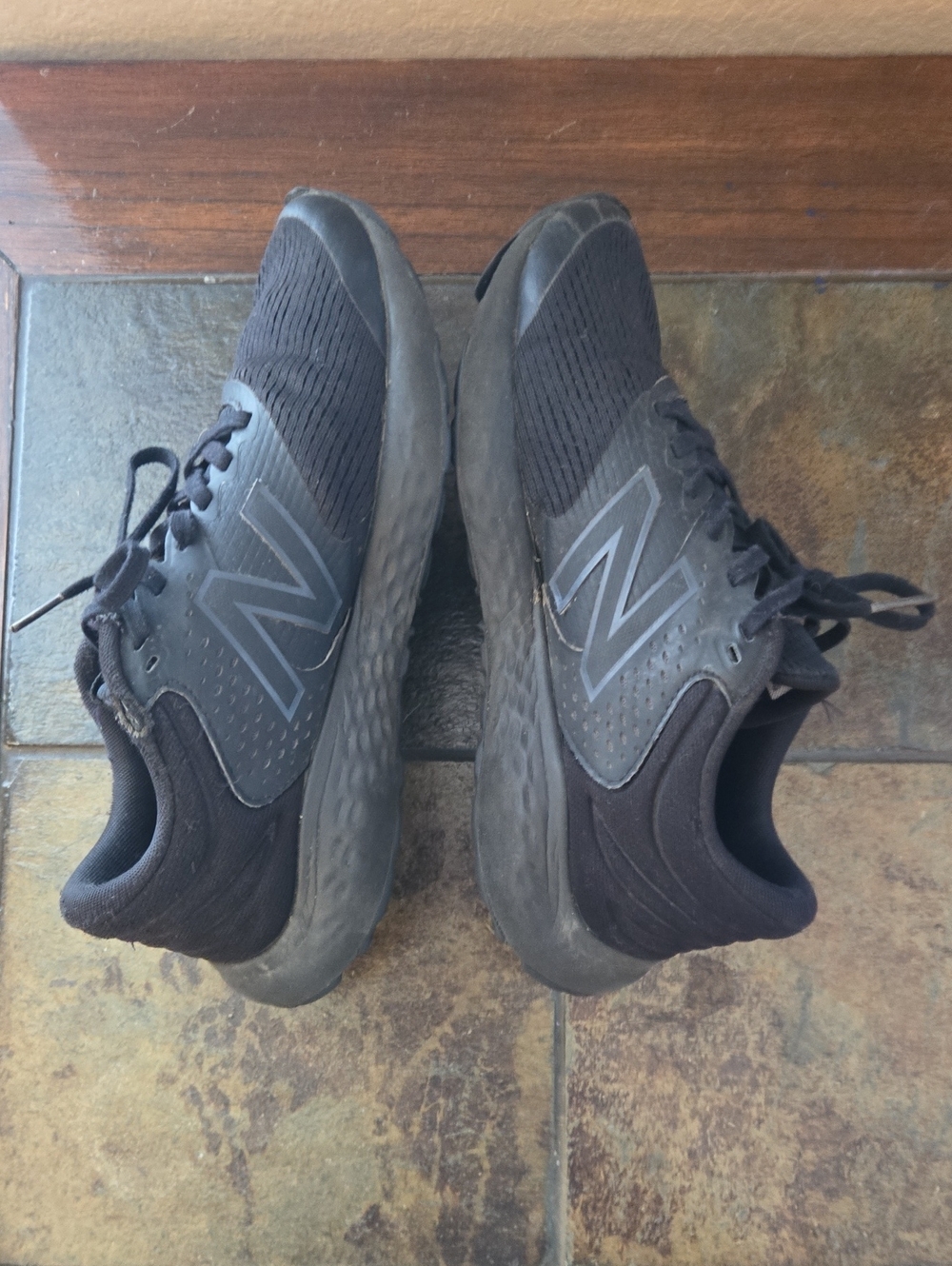 New Balance Black Men's Athletic Running Shoes